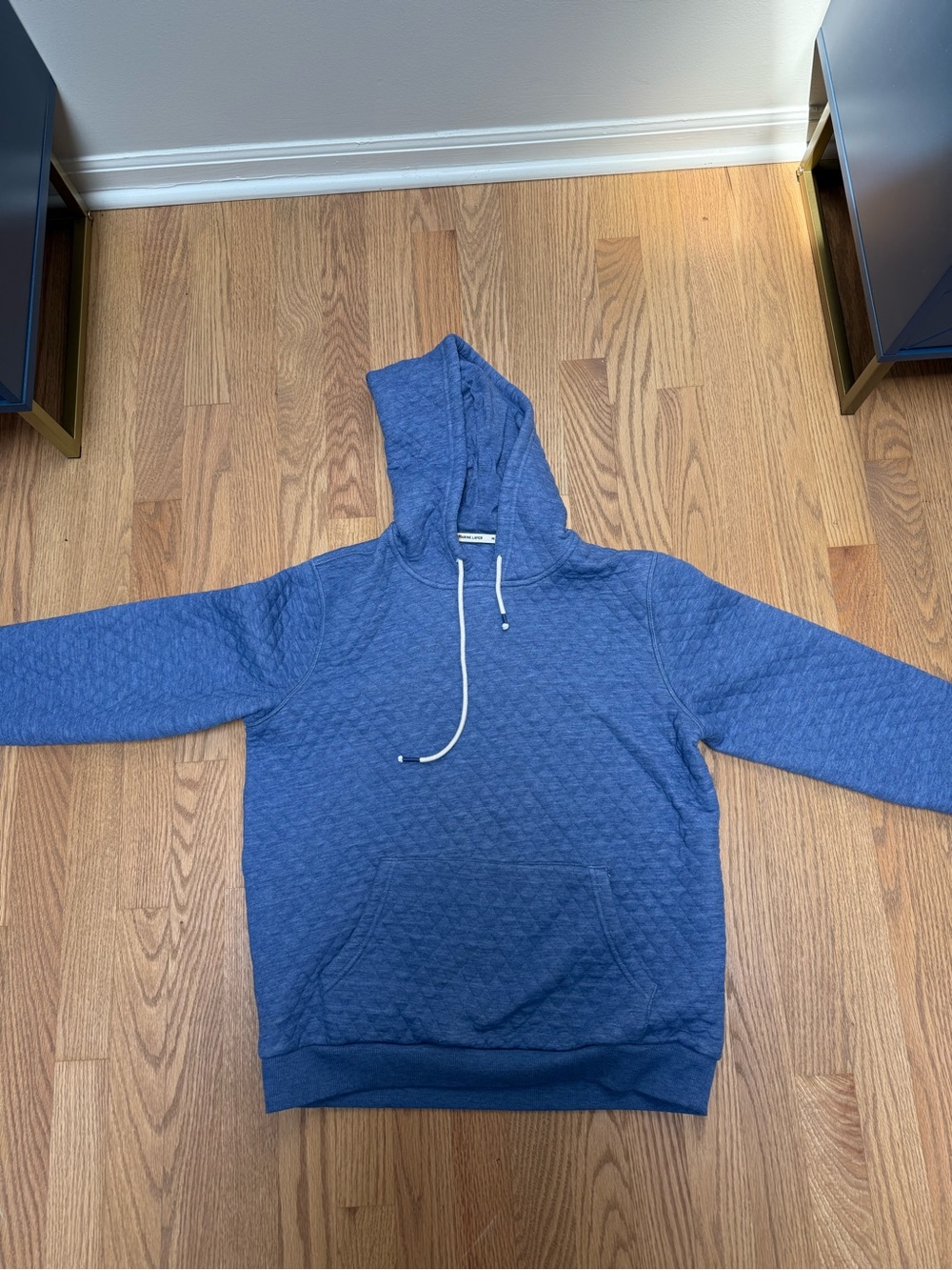 Marine Layer quilted Corbet hoodie